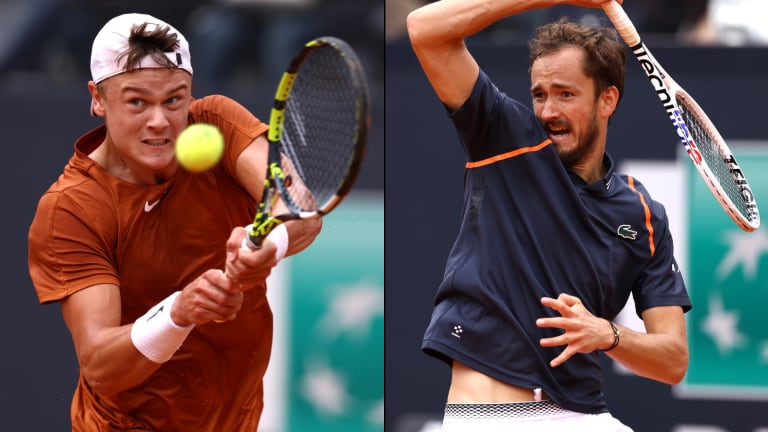 Rune and Medvedev have played once before, a few weeks ago in Monte Carlo, and Rune won in straight sets.