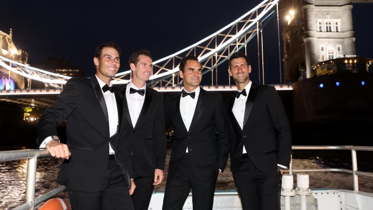 Never Gone: The 'Big Four' will compete together for the last time at Laver Cup.