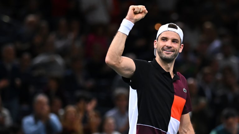 Dimitrov's victory over Medvedev in Paris was the 18th overall Top 5 win of his career.