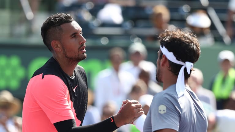 Kyrgios and Fognini last faced off at the Miami Open in 2018, when the tournament was held in Crandon Park.