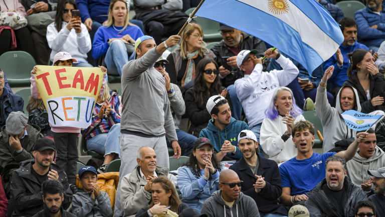 “The crowds are so much more spirited than anywhere,” says Nicolas Pereira, a Venezuela-raised former pro, of the Golden Swing tour stops. “The Latin American spirit is high.”