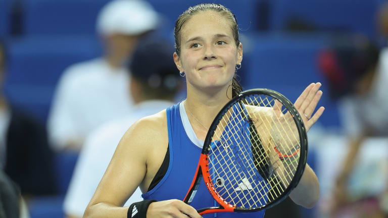 Kasatkina beat top-seeded Krejcikova in her first round-robin match in Zhuhai, but it didn't stop hate messages from pouring in on social media.