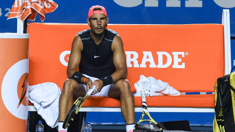 No exos; no travel to NYC—yet: On Zoom, Rafael Nadal remains grounded