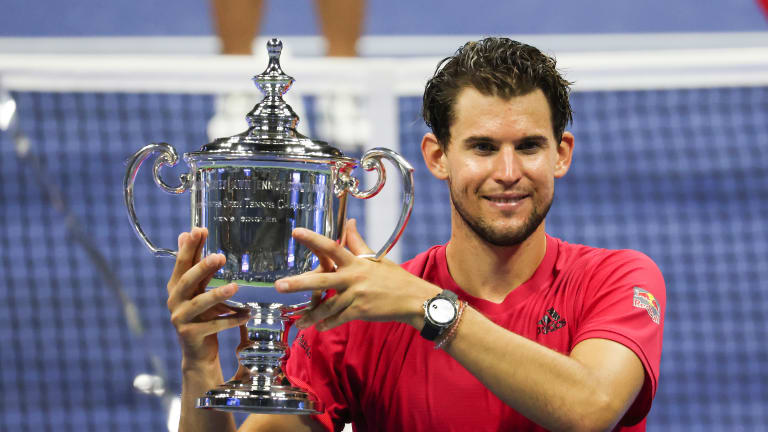 Thiem was the first man in the Open Era (and since 1949) to capture the US Open crown after dropping the first two sets.