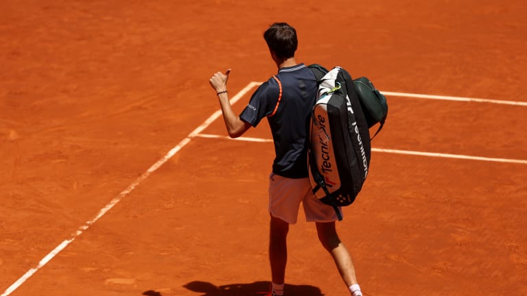 Is Medvedev sandbagging on clay? Consider his words about it, and then his results.