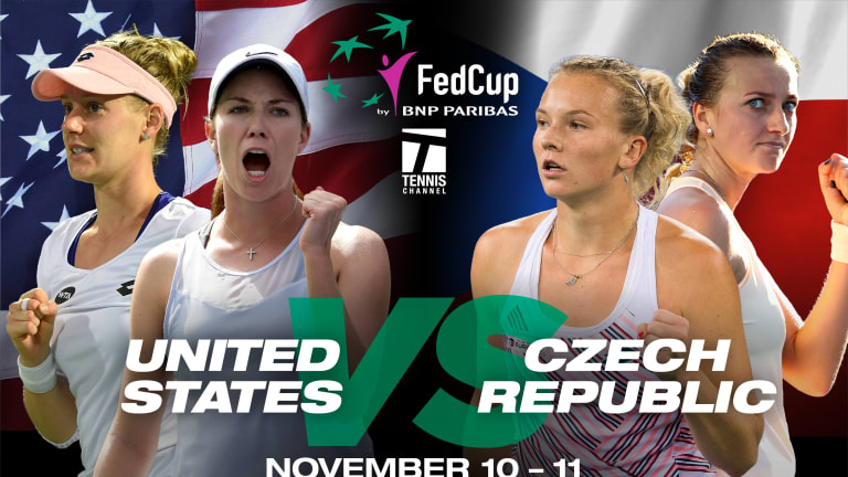 Previewing the U.S.
vs. Czech Republic
Fed Cup final