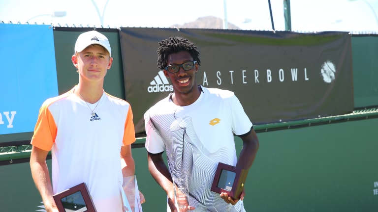 Sebastian Korda, Claire Liu (above) and Brandon Nakashima (below) are just some of the junior gold ball winners that became fixtures in professional game.