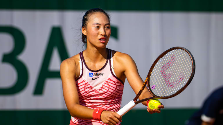 Zheng has 215 aces under her belt on the WTA.