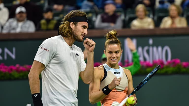 Stefanos Tsitsipas and Maria Sakkari were the veteran tandem of the bunch, having also joined forces earlier this year at the inaugural United Cup.