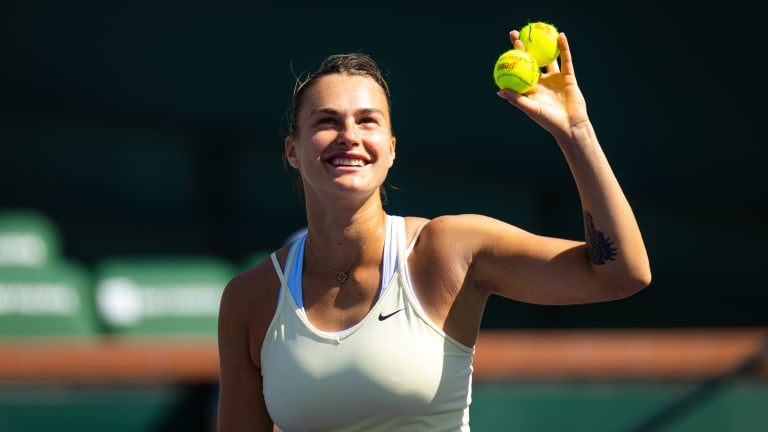 Sabalenka is now 15-1 in 2023 when she wins the first set.