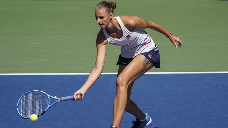 Pliskova overcomes on-fire Jabeur to reach fourth round of US Open