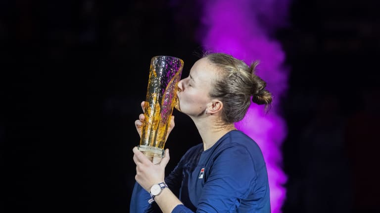 Barbora Krejcikova won her second title in as many weeks with a comeback victory against Iga Swiatek in Ostrava.