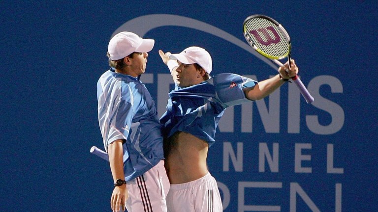 Tennis Channel was the title sponsor of a 2006 ATP tournament in Las Vegas—one conducted with a round-robin format. Bob and Mike Bryan took home the doubles title, while their Davis Cup teammate (and future Tennis Channel analyst) James Blake won singles.