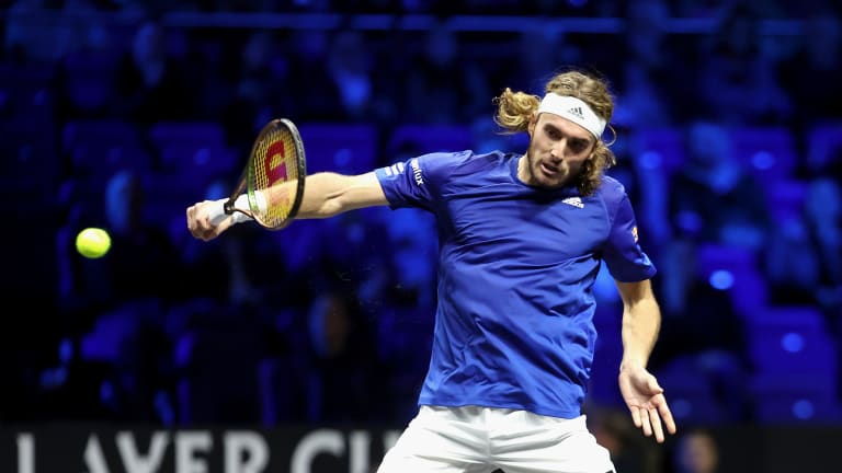 Stefanos Tsitsipas is a Laver Cup veteran, having gone 4-3 in match play (3-1 singles, 1-2 doubles).