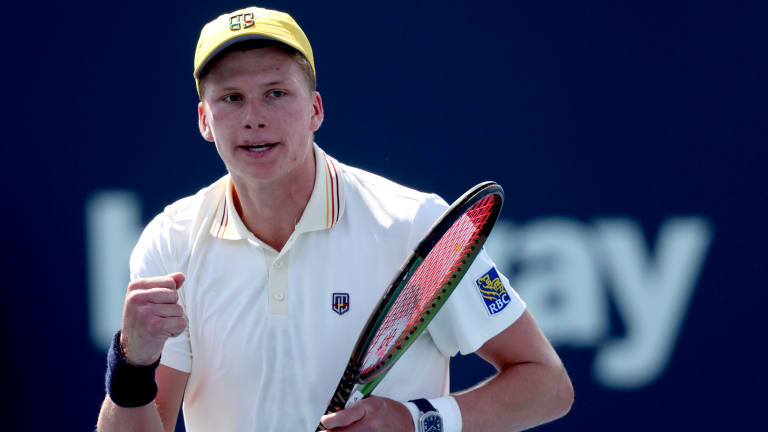 Brooksby could have been defaulted for his racquet toss during a first-round match in Miami. Instead, he was hit with a point penalty and later fined $15,000. In the end, the 21-year-old reached the fourth round to pick up 90 rankings points and $94,575 in prize money.