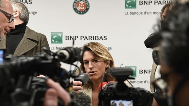 Under Amelie Mauresmo's watch, Roland Garros post-match protocols are aimed at prioritizing players' mental health.