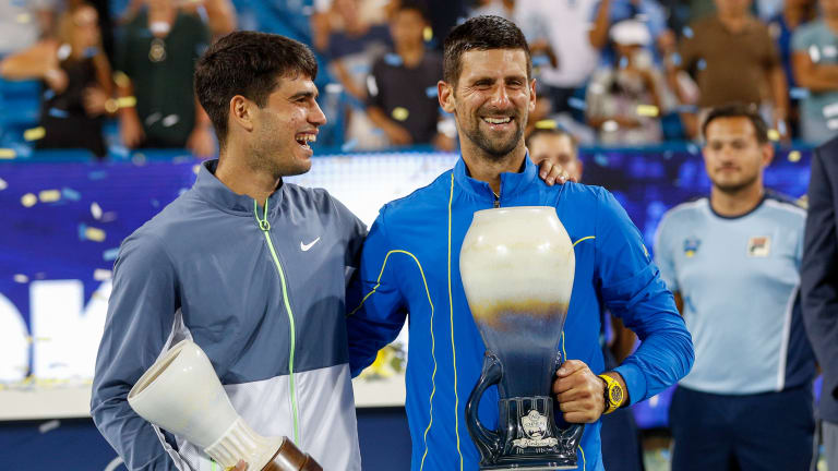 Everyone, including runner-up Alcaraz and champion Djokovic, couldn't help but smile after the two produced a Cincinnati final that will be talked about for years to come.