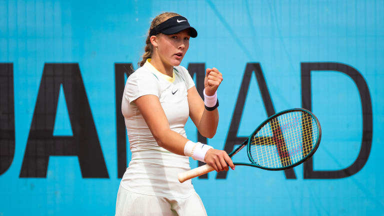 Andreeva has come from a set down in both of her Madrid wins.