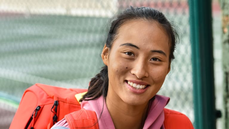 Zheng is seeded No. 29 at this year's Australian Open and dropped just two games in her first-round win over Dalma Galfi.