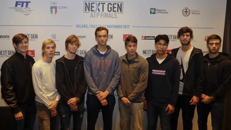 Beyond the Big 4: Next Gen players flock to del Potro for inspiration