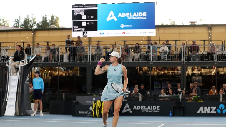 Top 5 Photos 2/25: 
Swiatek walks into 
Adelaide semifinals