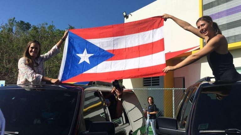 WATCH: Puig returns
to Puerto Rico with
Sharapova