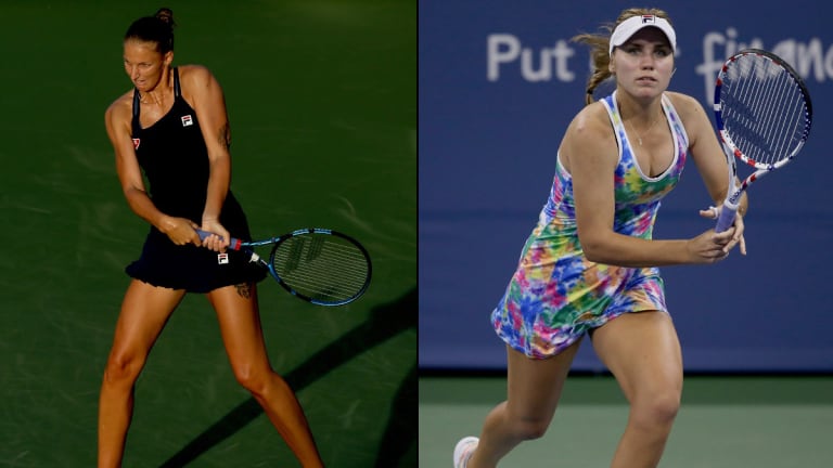 Pliskova and Kenin, top two seeds at Western & Southern, lose openers