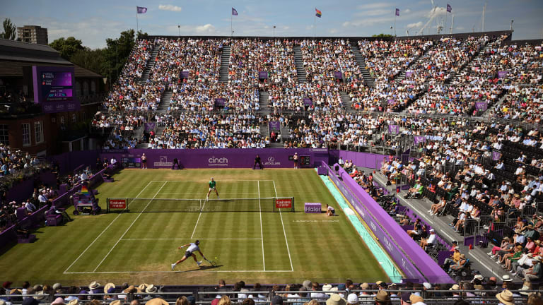 "Obviously the Championships at Wimbledon prove that grass can withstand two weeks of tennis," said the LTA's Chris Pollard. "...The men’s week will not suffer in any way, shape or form."