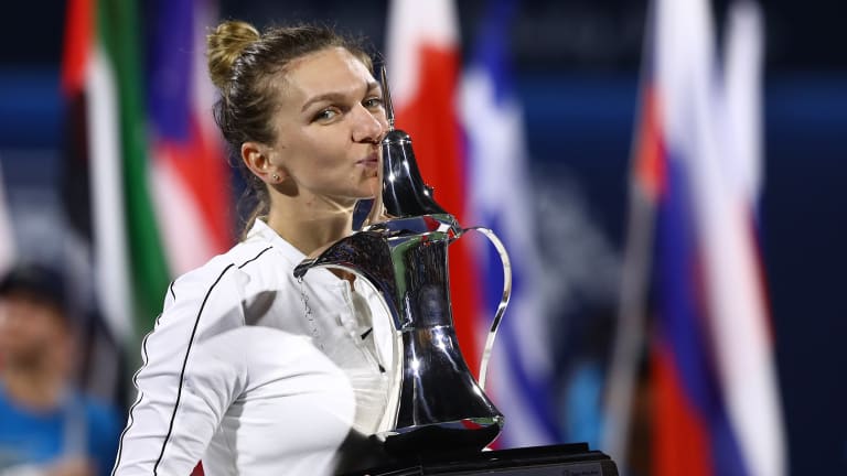 Thoroughly dedicated to the sport, Halep competes with exceptional intensity.