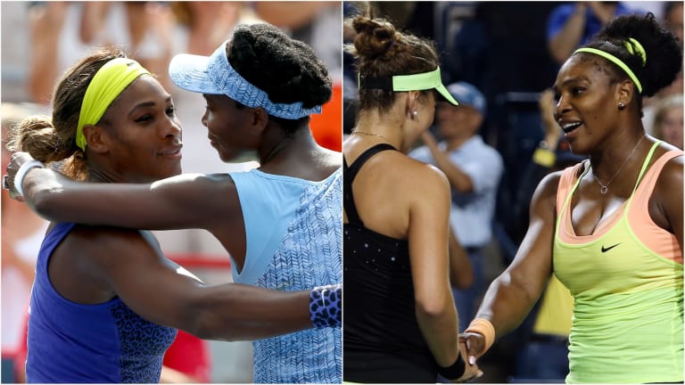 In her first appearance in Montreal in 14 years, Serena reached the semifinals before running into a red-hot Venus—she then fell to Belinda Bencic in a marathon semifinal clash in 2015.