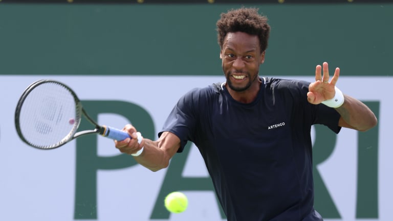 With wife Elina Svitolina knocked out in the Third Round, all eyes are on Monfils to bring home the bacon.