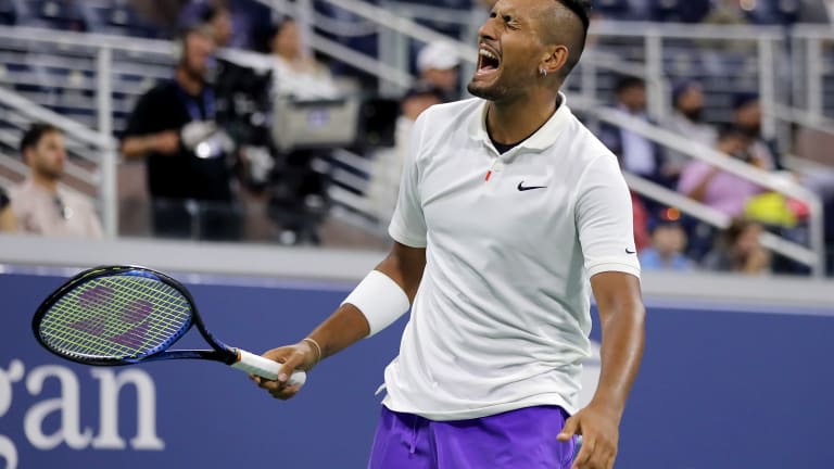 The love-hate song of Nick Kyrgios plays on at the US Open