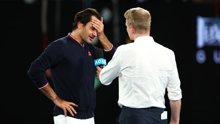 Down but not out: Federer rallies from brink to top Millman Down Under