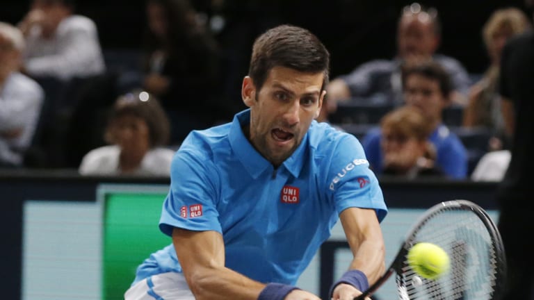 Novak Djokovic shows that his competitive juices are still flowing