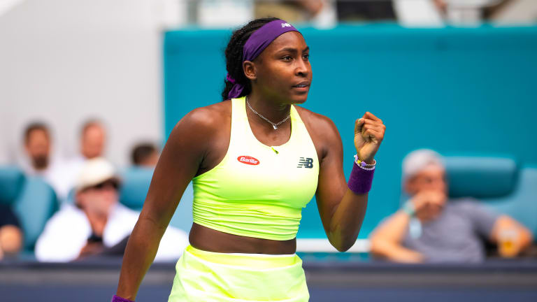 Gauff has already surpassed last year's performance at the Miami Open, but she's looking to take it all the way.
