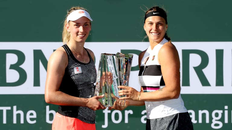 Sabalenka and 
Mertens to play for 
Aussie Open title