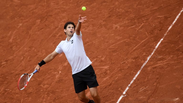 Thiem is a two-time Roland Garros runner-up.