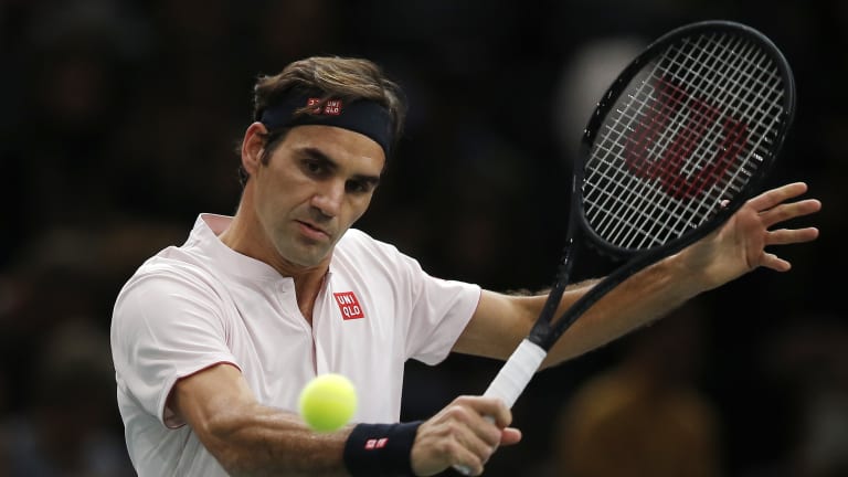 In Paris, Roger Federer maintains perfect record against Fognini