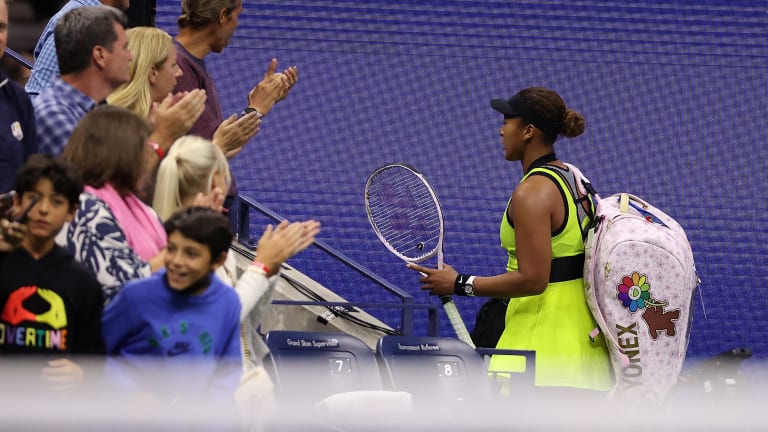 Naomi Osaka's US Open came to a sudden end.