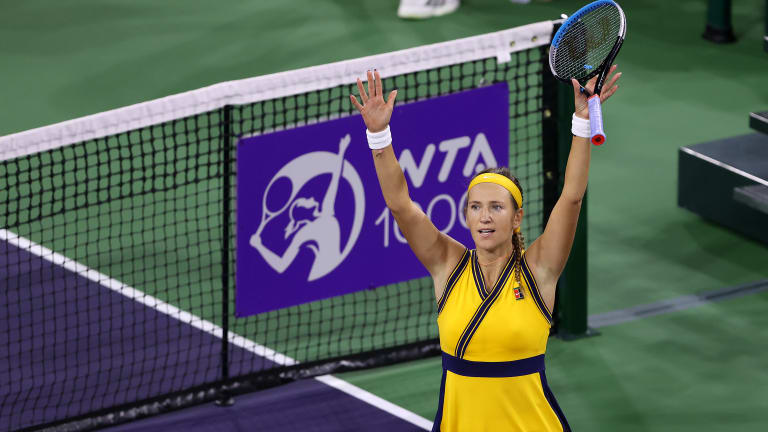 Azarenka is looking to add to her 2012 and 2016 triumphs in the desert.