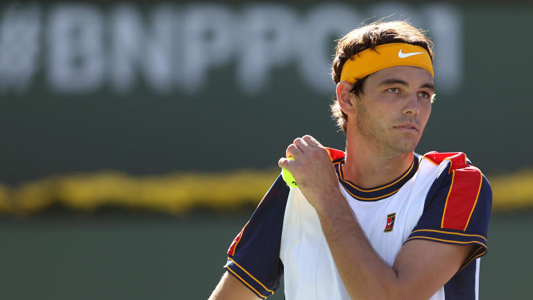Fritz wiped away two match points in his quarterfinal victory over Alexander Zverev at the BNP Paribas Open.