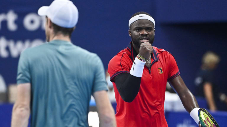 Tiafoe took the scenic route once again in set two. Having seen six set points come and go, his seventh proved to be lucky in forcing a decider.