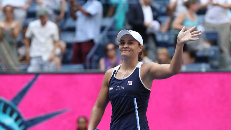 Barty's last appearance came in the third round of the US Open, when she was edged out by Shelby Rogers in a final-set tiebreaker.