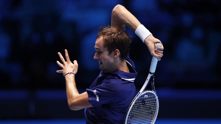Make it seven consecutive ATP Finals victories for Medvedev.