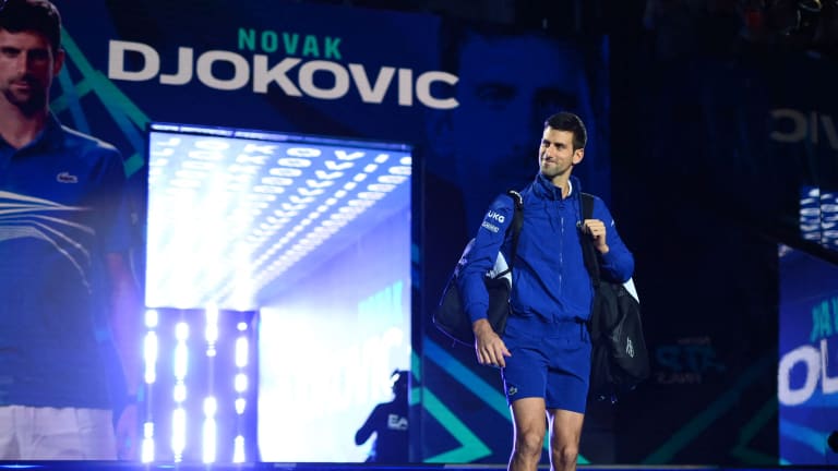 Djokovic upped his 2021 record to 50-6 after dispatching Rublev.