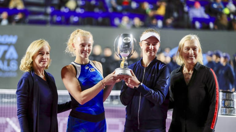 In 2021, Siniakova and Krejcikova added five trophies to their team total.