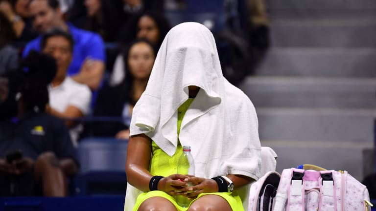 Naomi Osaka bowed out in the third round of the US Open to eventual finalist Leylah Fernandez.
