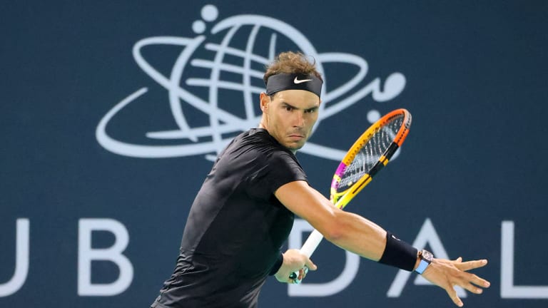 Nadal's 2021 campaign ended with a 24-5 record and a pair of trophies.