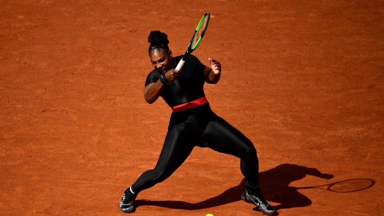 Serena Williams' 2018 compression garment was banned from Roland Garros.