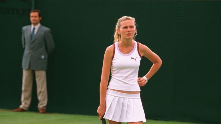 Kirsten Dunst in Wimbledon.